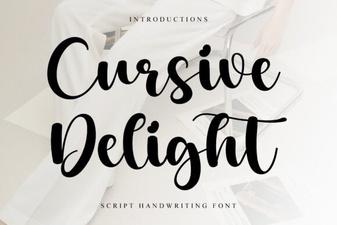 Unleash Your Projects with Cursive Delight