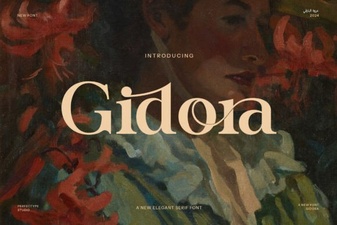 Craft Typographic Art with the Gidora Font
